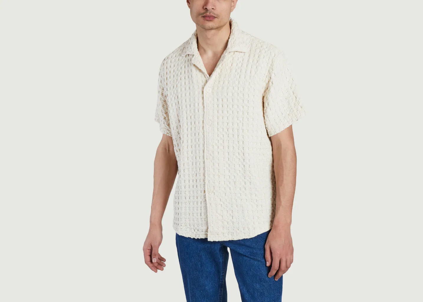 Chemisette ample en coton gaufré Cuba OAS company