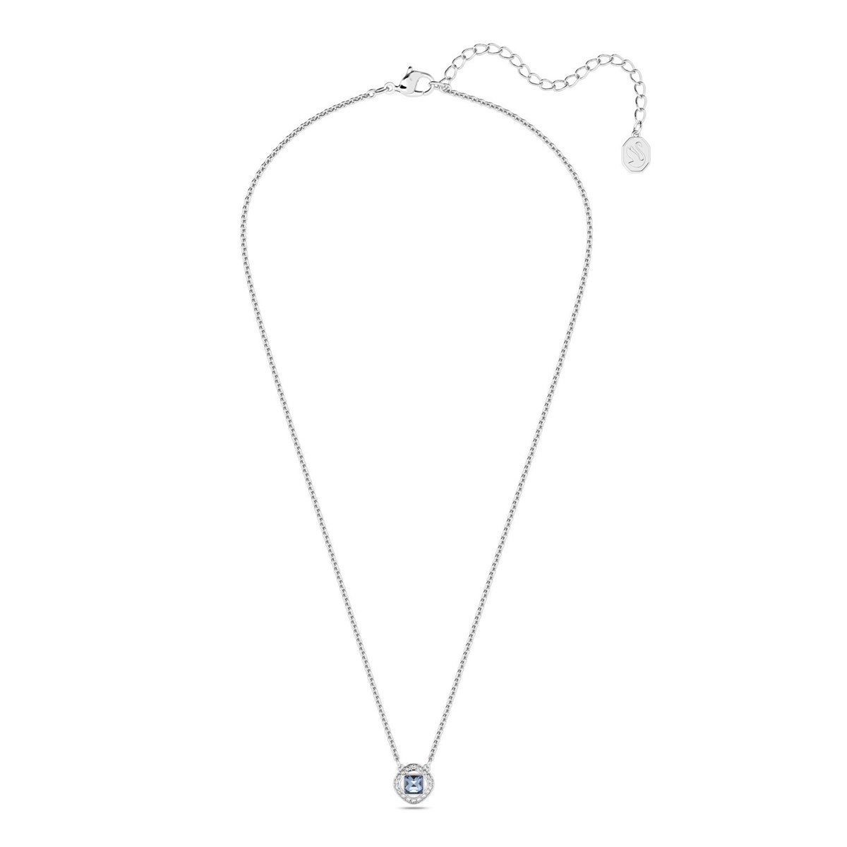 Collier Swarovski Angelic argenté bleu