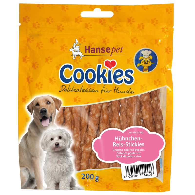 Bâtonnets Cookie's Delikatess, poulet & riz