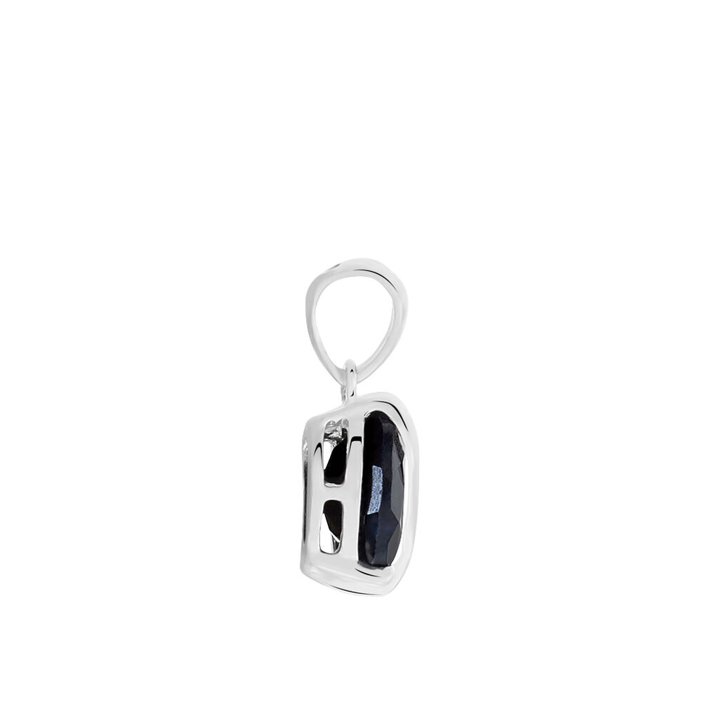 Pendentif Prudencia Or Blanc Saphir