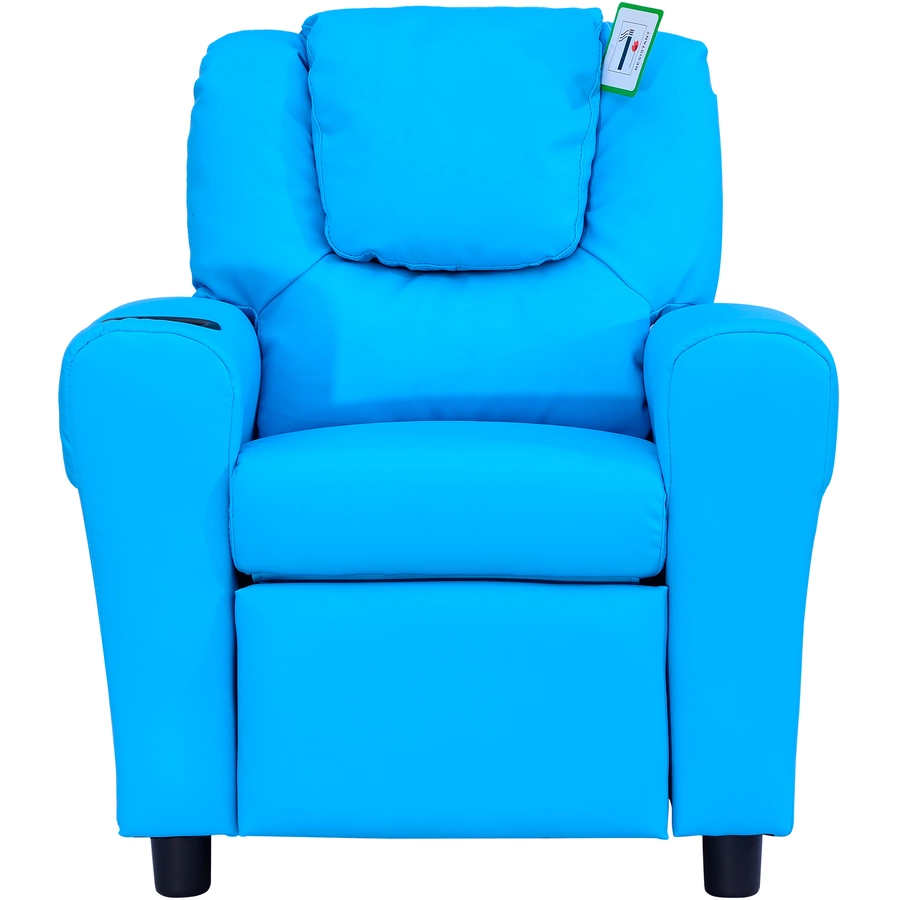 HOMCOM Kindersessel mit Liegefunktion blau