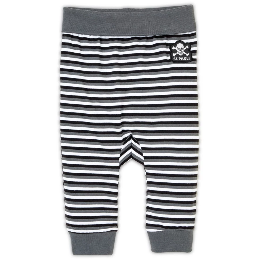 St. Pauli Baby Body grau weiss