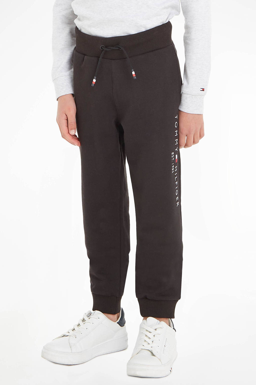 Tommy Hilfiger joggingbroek van katoen zwart