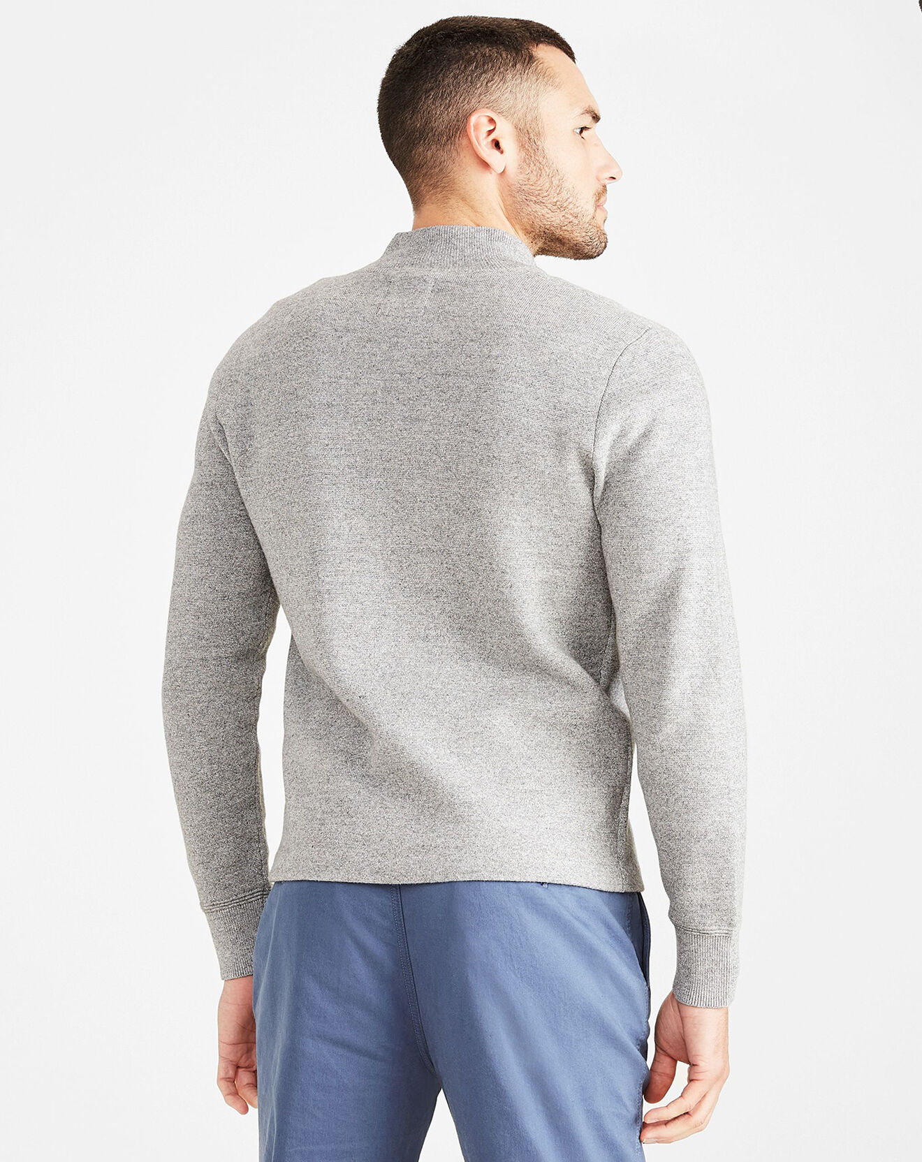 Dockers Pull 1/4 zip gris chiné