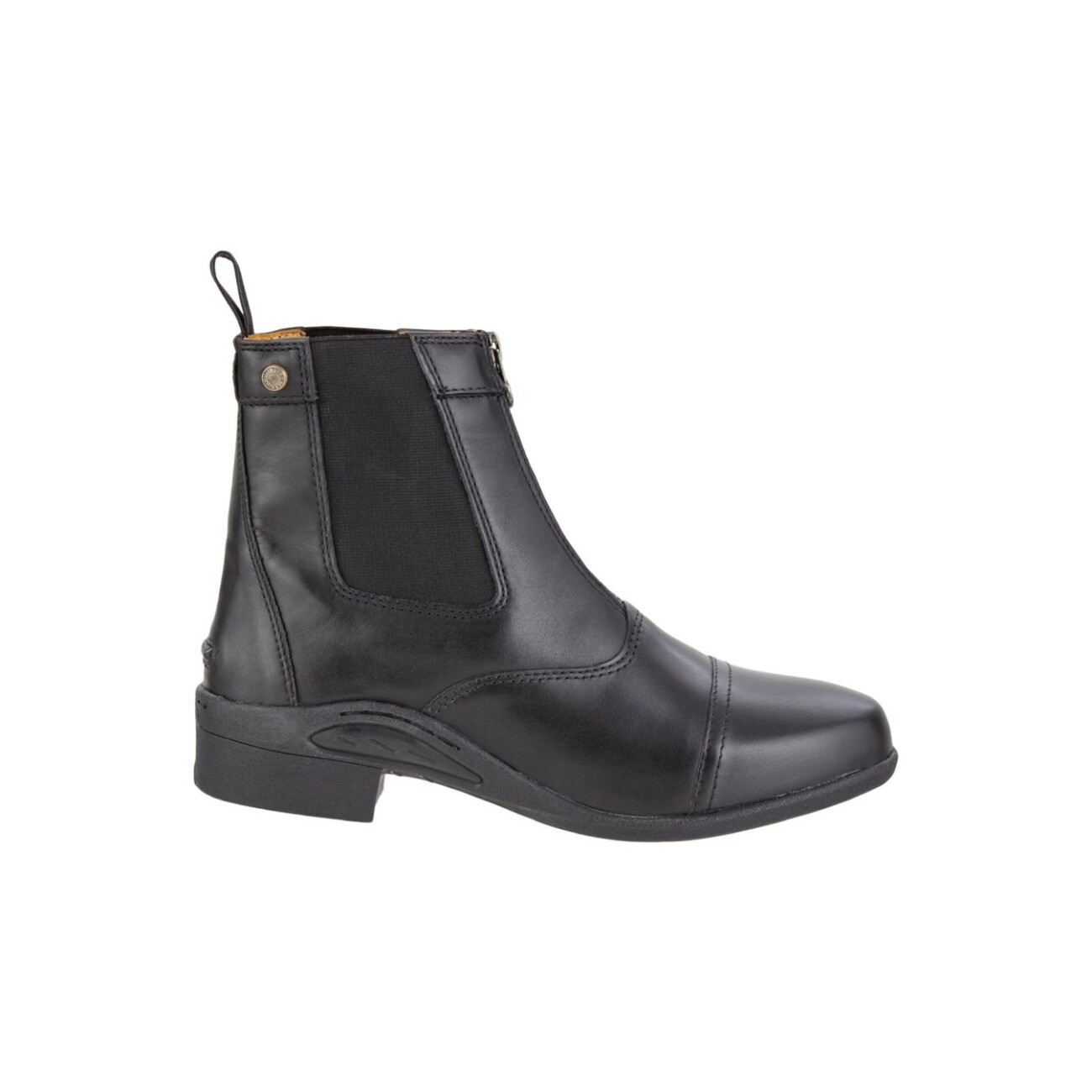 GOLDHORSE Winter Unisex-Reitstiefelette Eco II Frontzip schwarz 41 - EU