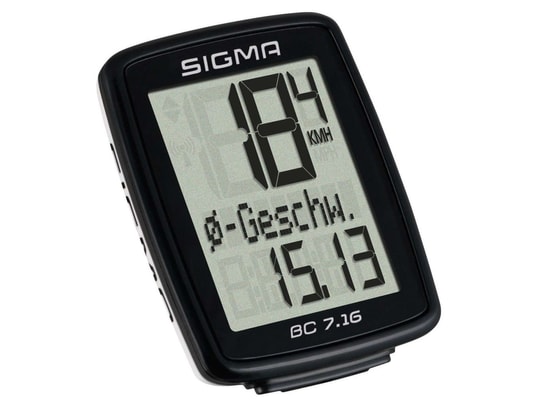 SIGMA - Vélo enfant Ordinateur de vélo bc 7.16 sts noir