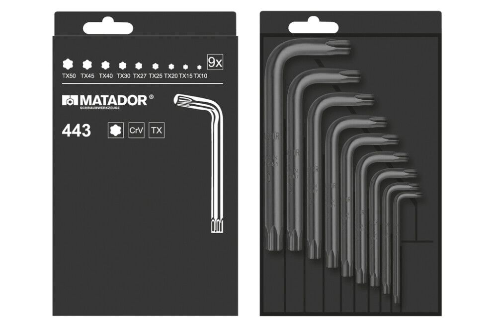 UNBRAKONØKKEL MATADOR 8-DELER TORX 9-40