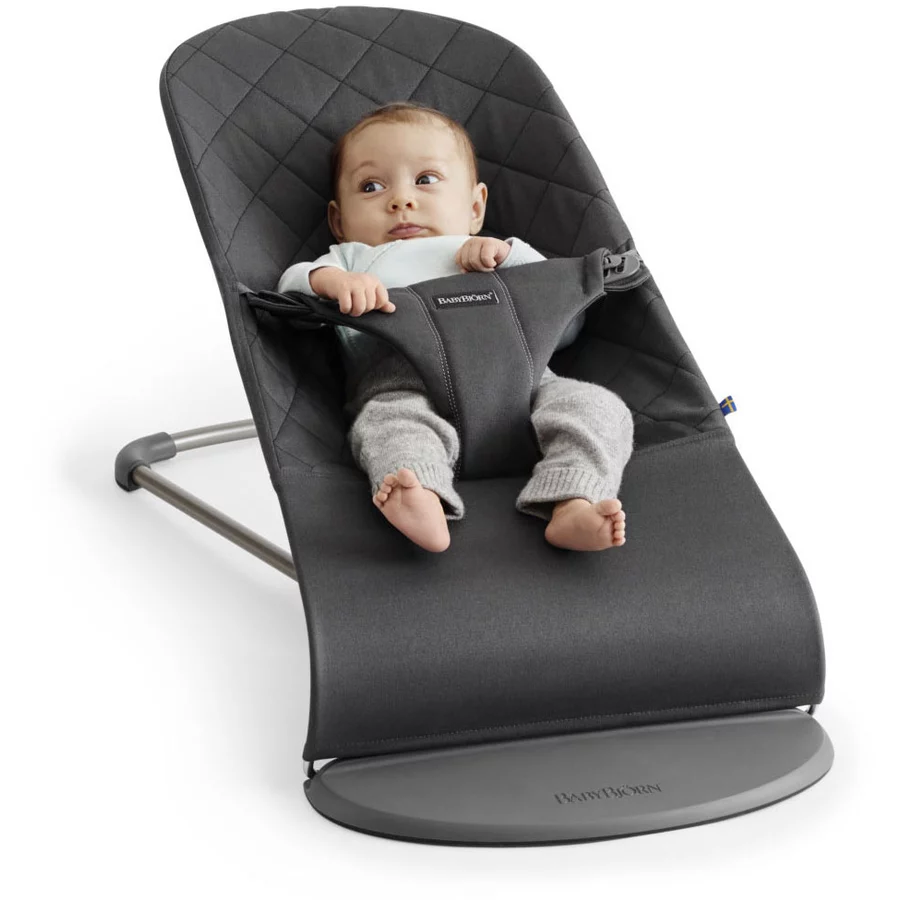 BABYBJÖRN Babywippe Bliss Cotton Schwarz