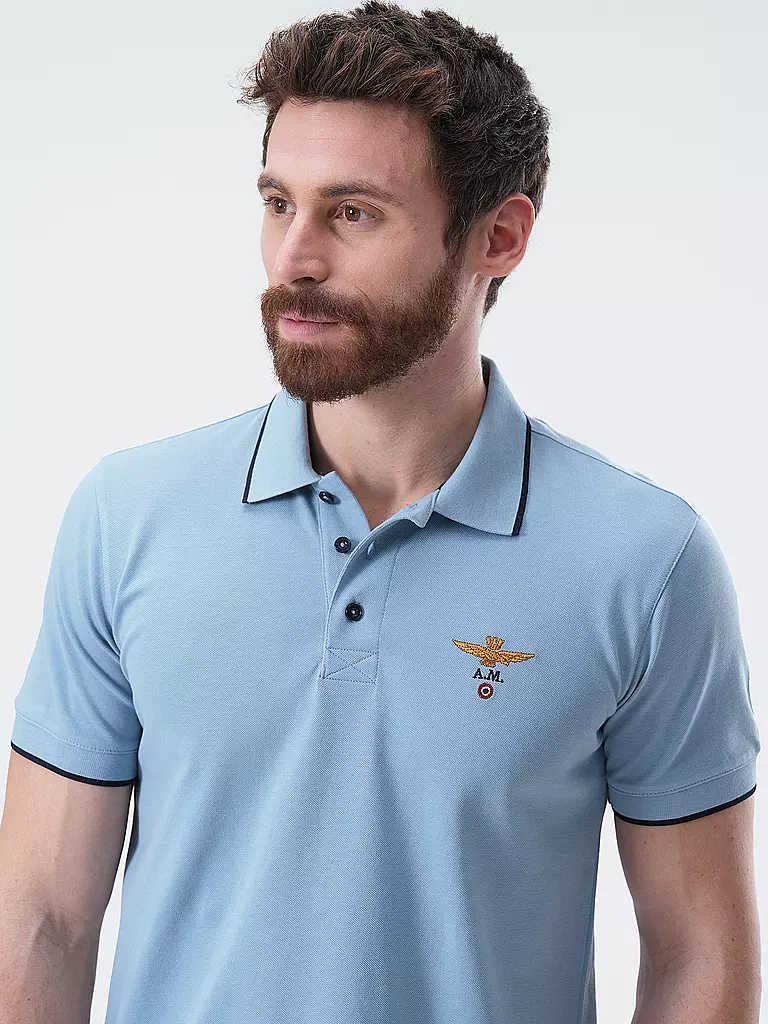 AERONAUTICA MILITARE Poloshirt  hellblau