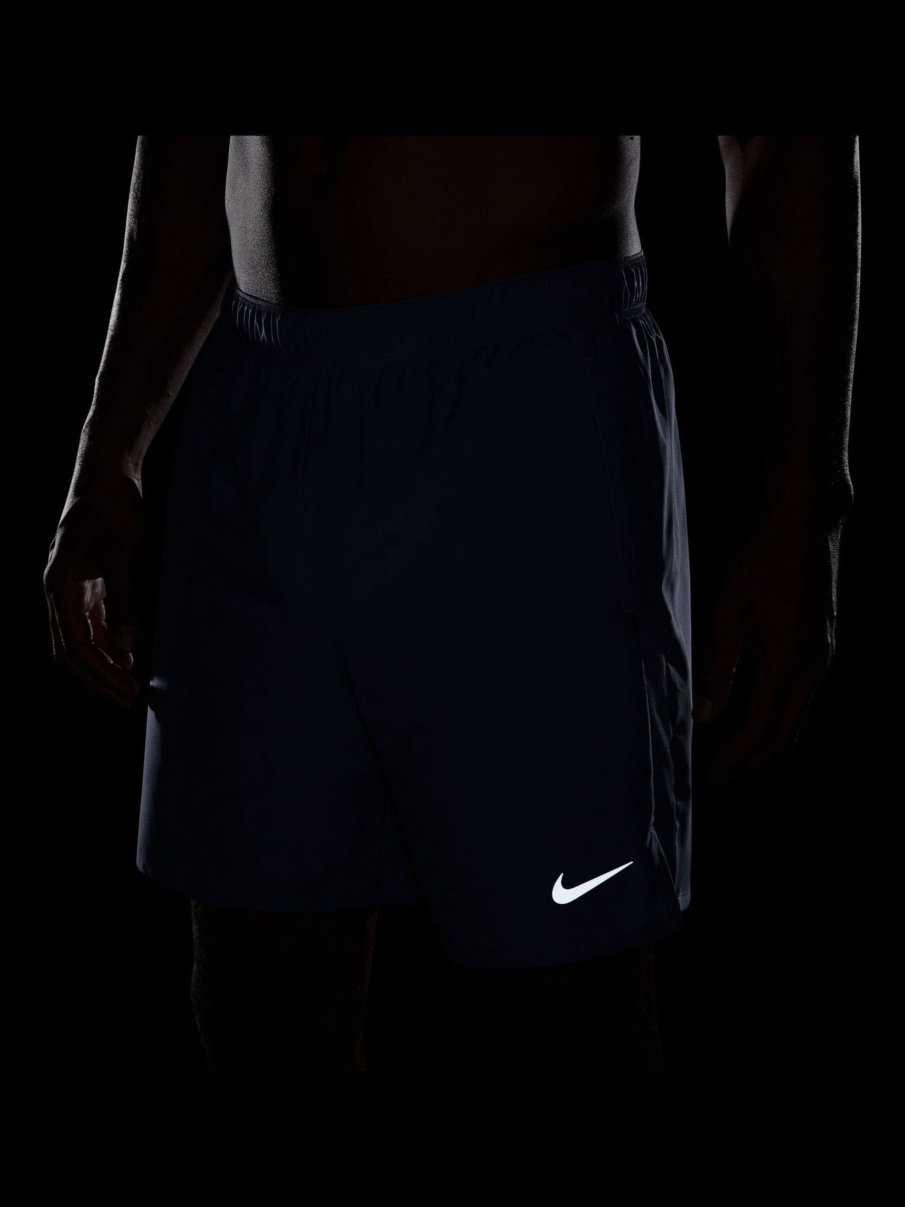 Wereld Indigo Blauw - Nike Challenger Dri-FIT hardloopshort met slipvoering