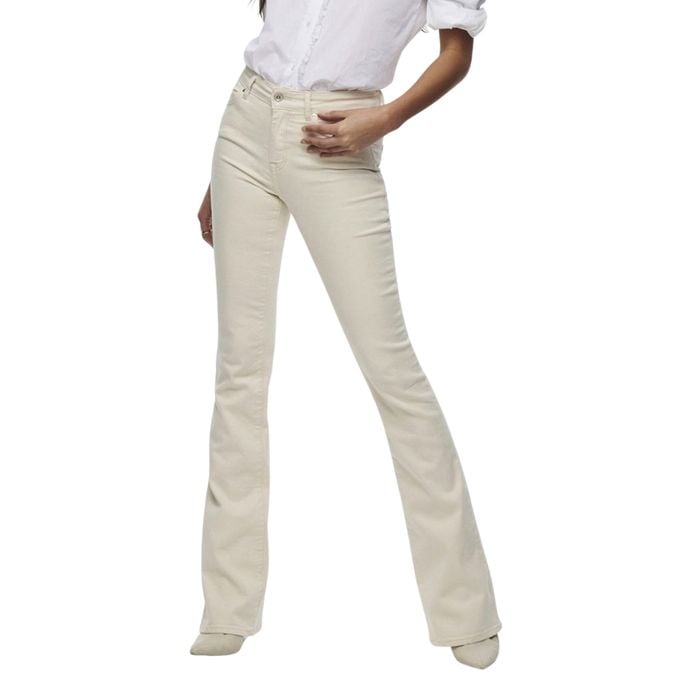 Only Blush Mid Flared Jeans Dames