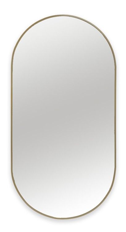 Spiegel Matt Bronze Oval