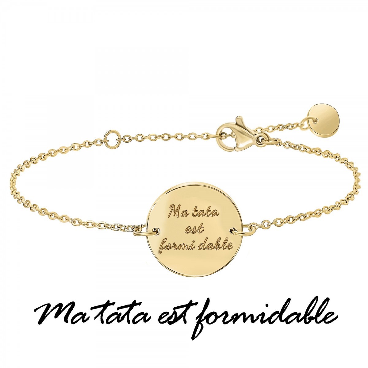 Ma tata est formidable - Bracelet SC Crystal