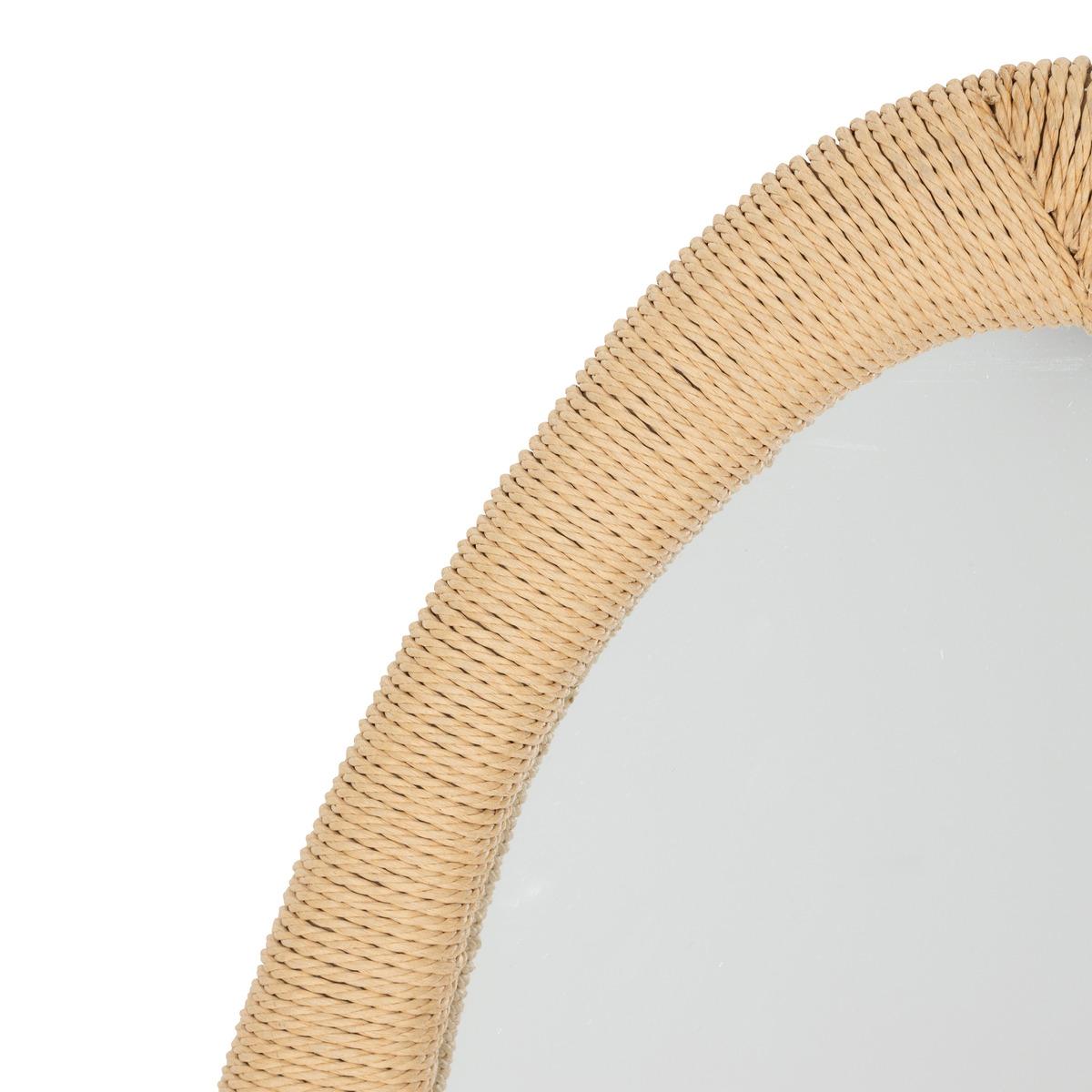 MIROIR FORME ORGANIQUE LAIA CORDE H.114CM