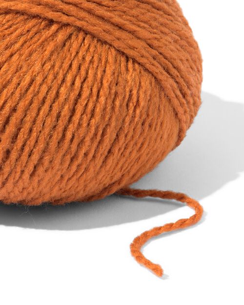 fil de laine acrylique caramel 100g 165m