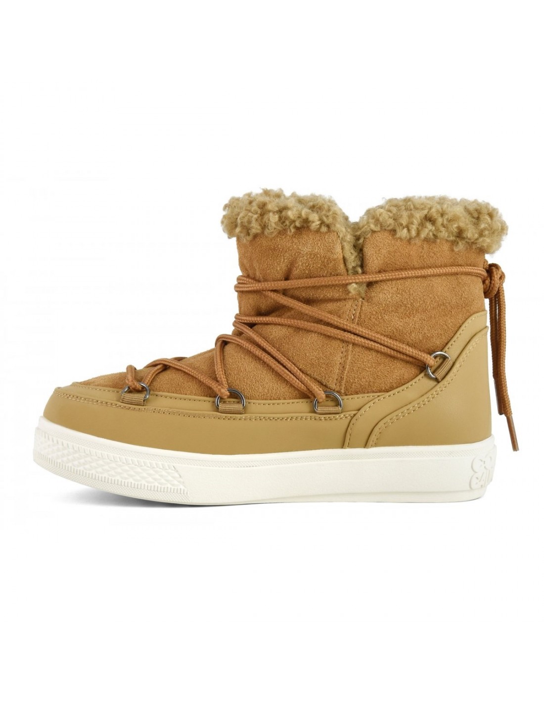 colors of california Boots Femme low furry snowboot