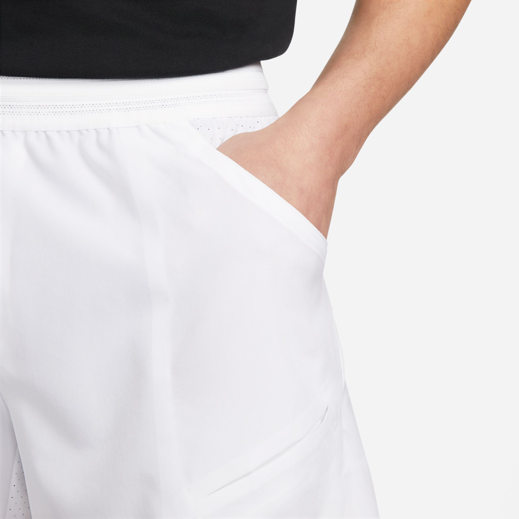 Nike Dri-Fit RAFA MNK 7in Shorts Hommes - Blanc