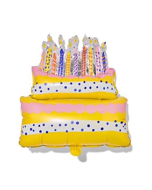 ballon alu gâteau 55 cm