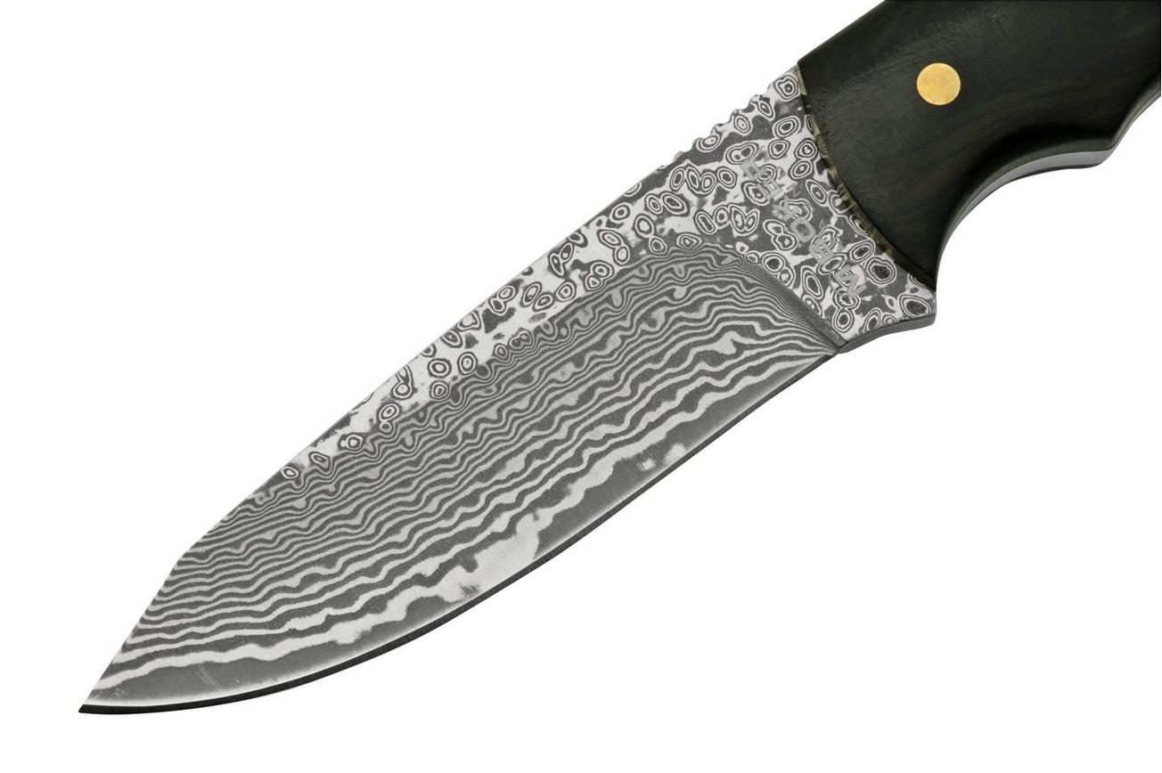 Böker Magnum Vernery 02SC018DAM, Damast Ebony, vaststaand mes