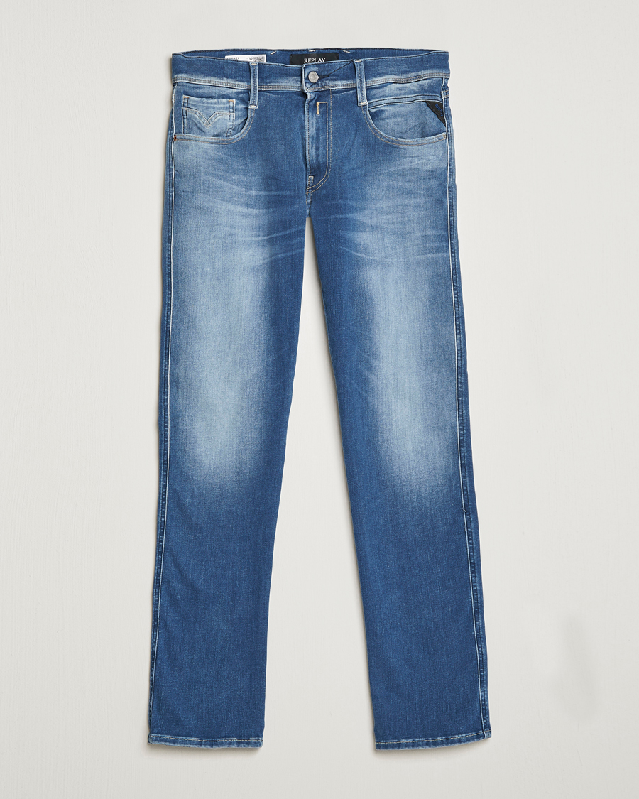 Replay Anbass Hyperflex Re Used X-Lite Jeans Light Blue