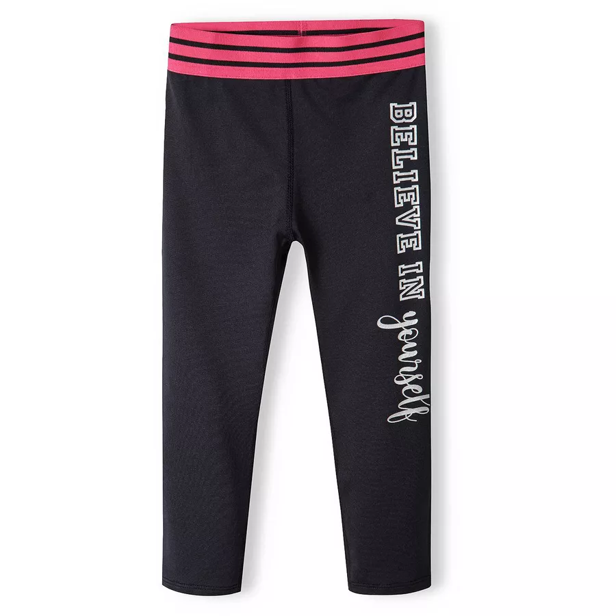 MINOTI Leggings SchwarzRosa