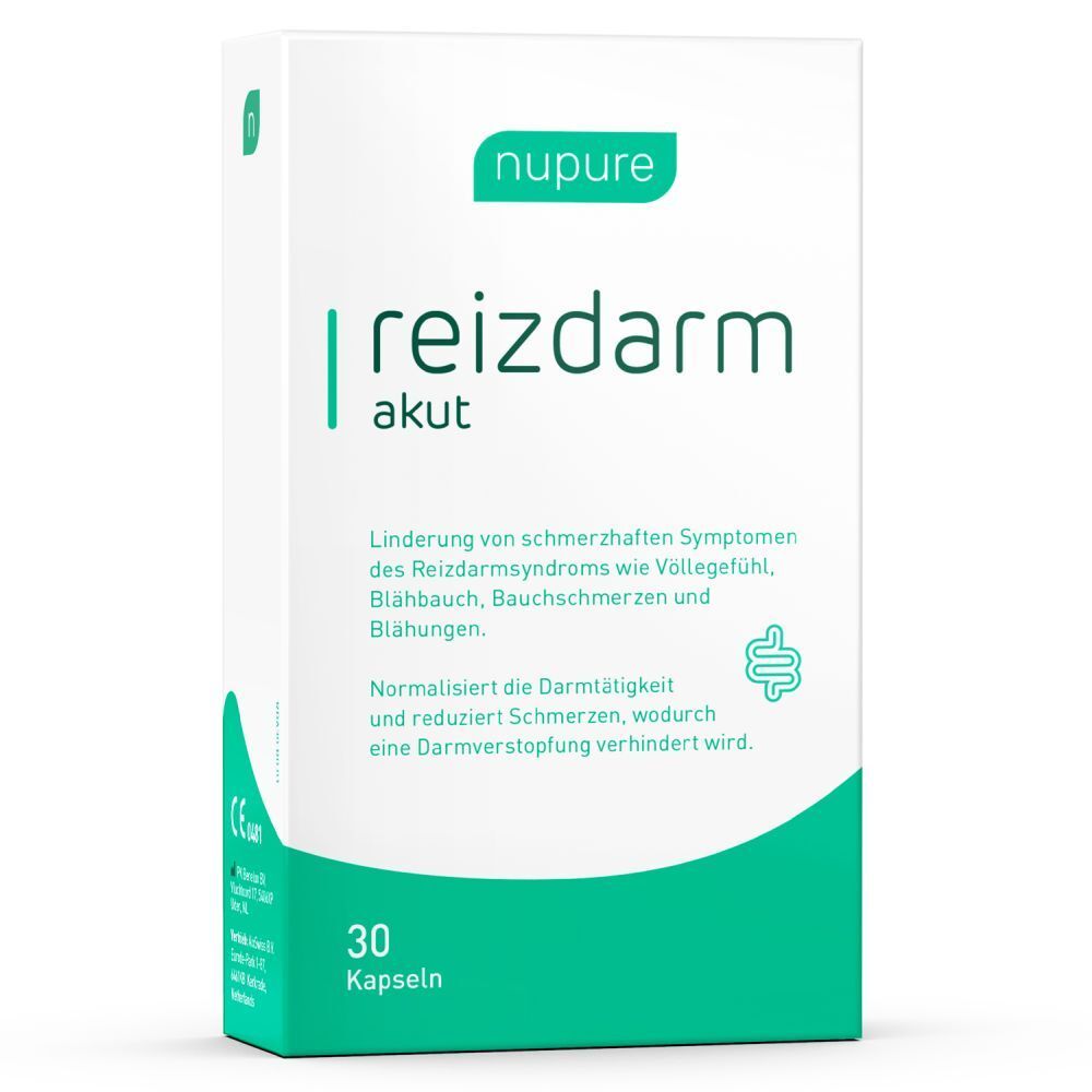 nupure reizdarm akut bei Völlegefühl, Blähbauch und Bauchschmerzen