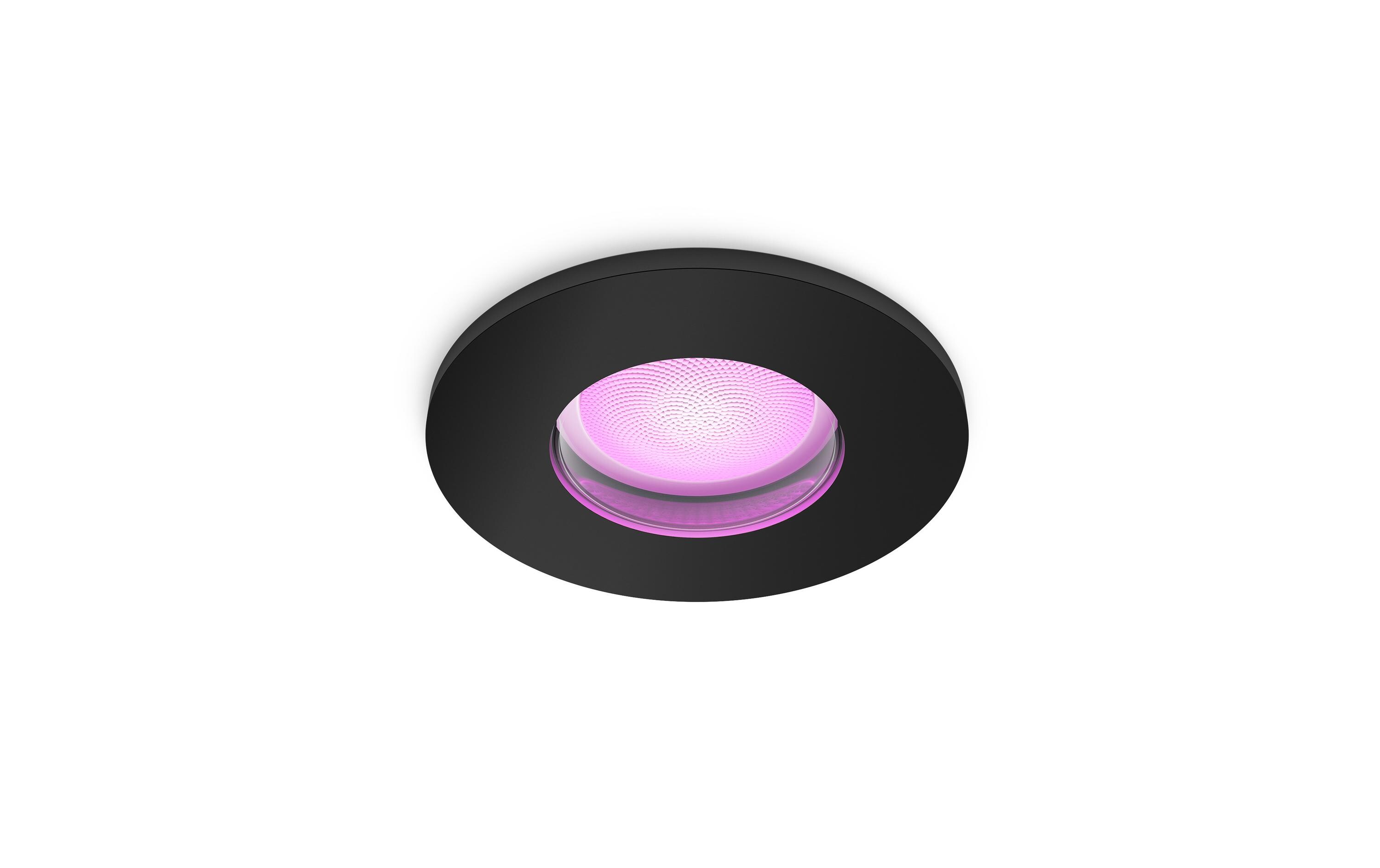 White & Color Ambiance Xamento Einbauspot SchwarzSmartes Licht für jeden Raum