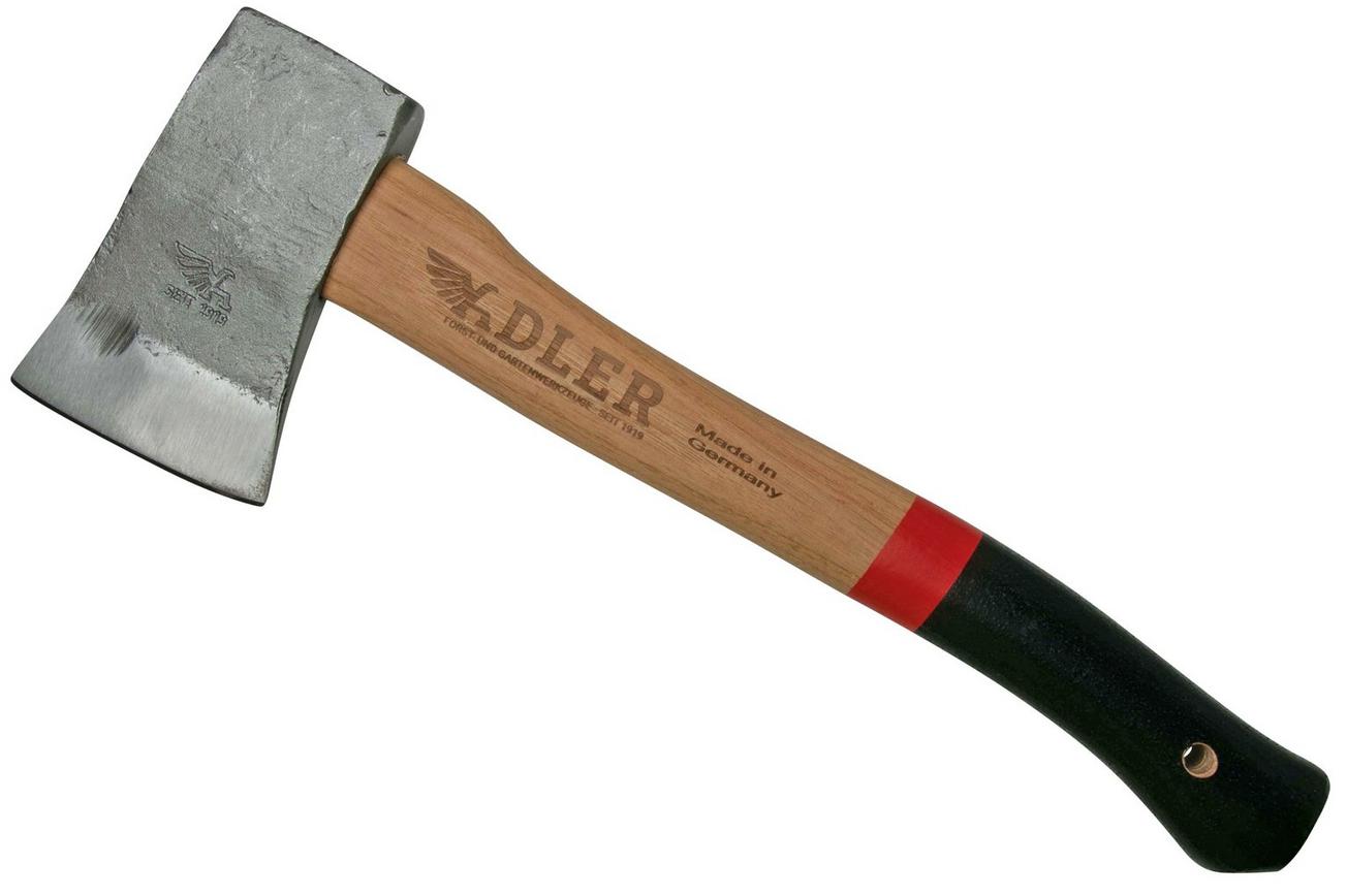 Adler Yankee Hatchet, rood-zwart, handbijl