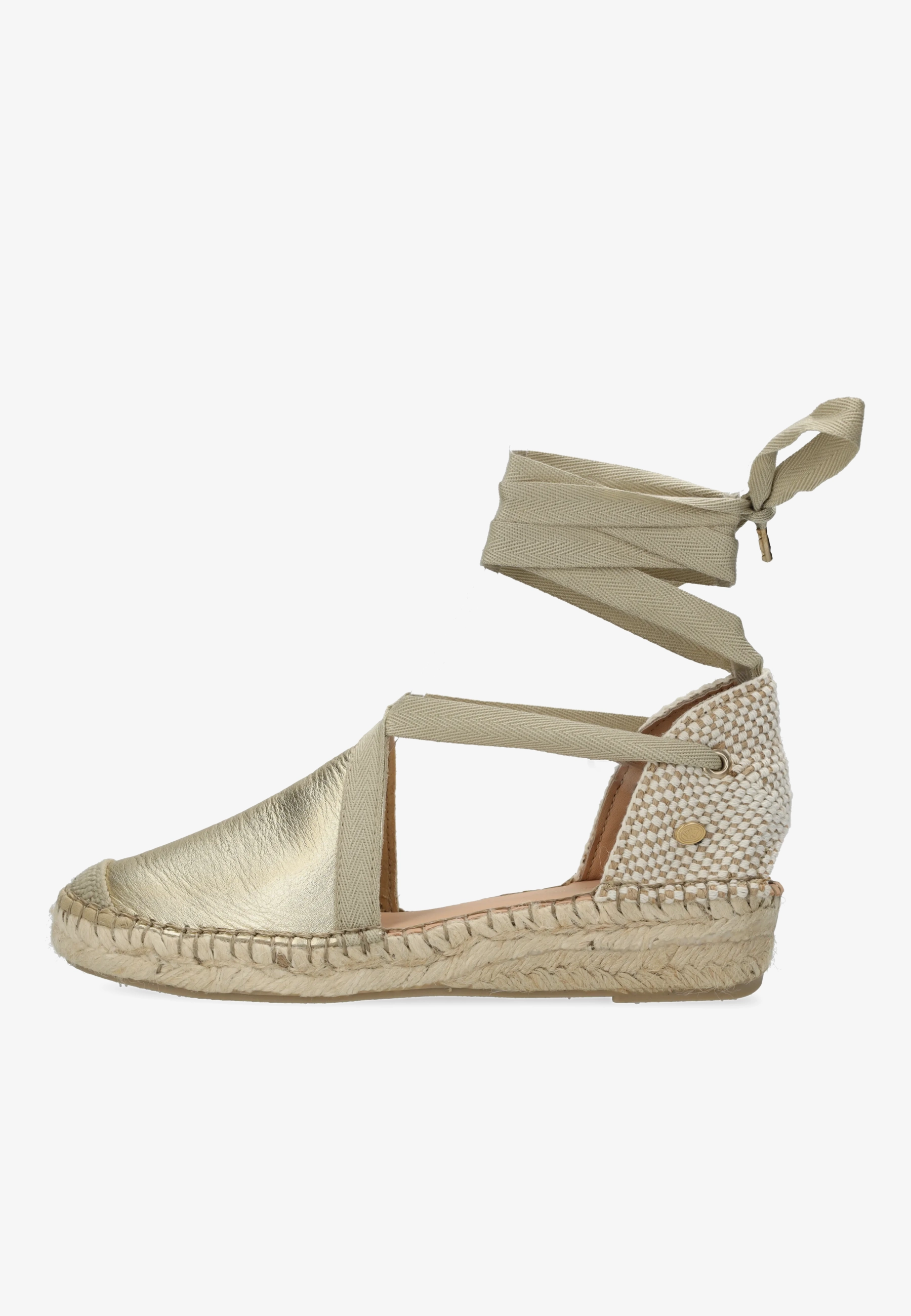 ROMI LUZ Espadrille metallic Light Gold