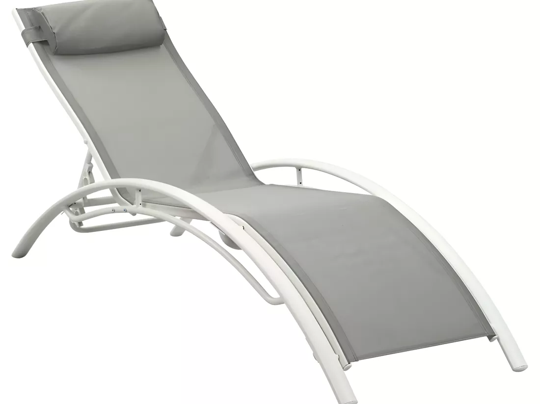 Bain de soleil en aluminium 