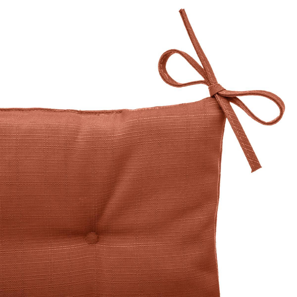 GALETTE CHAISE 40X40CM 4 POINTS KORAI TERRACOTTA