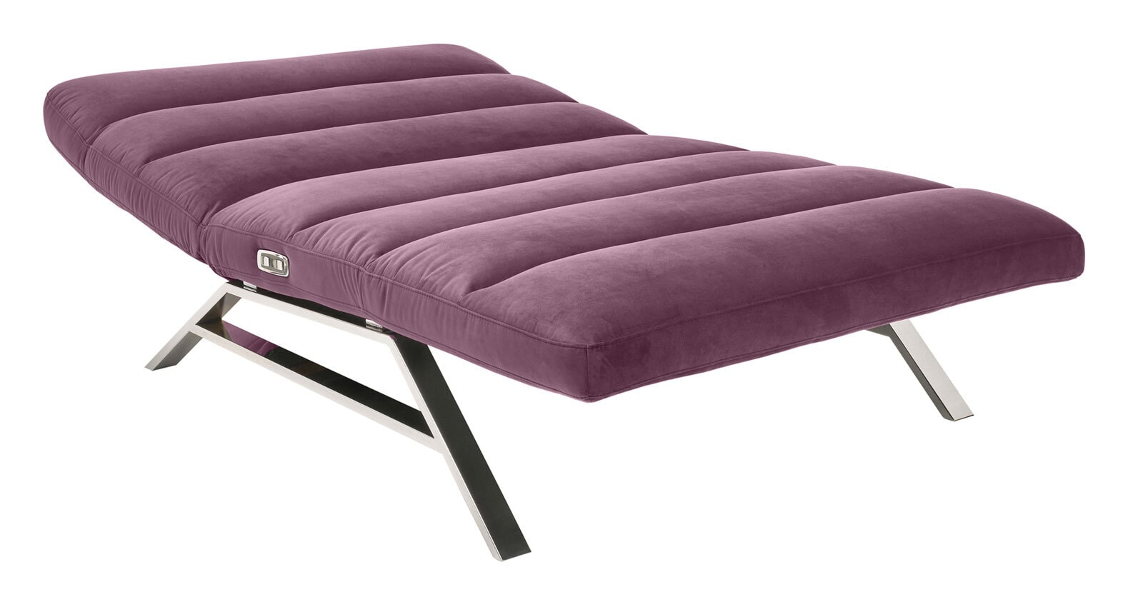Ole Gunderson Relaxliege KARLSSON 80 cm Samt purple