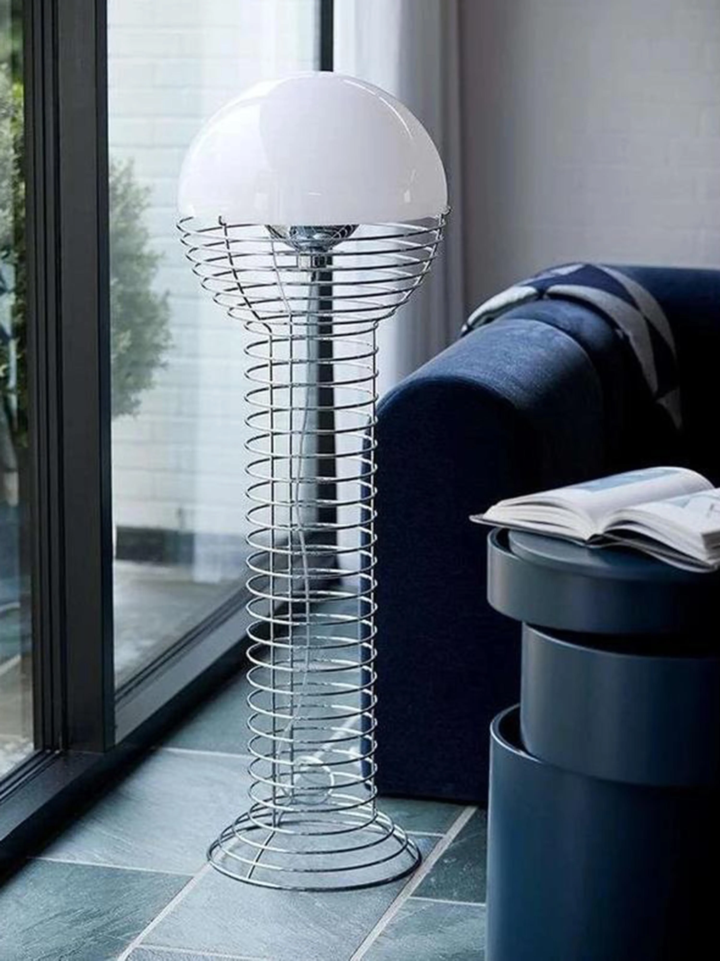 Vloerlamp Wire, Design Verner Panton