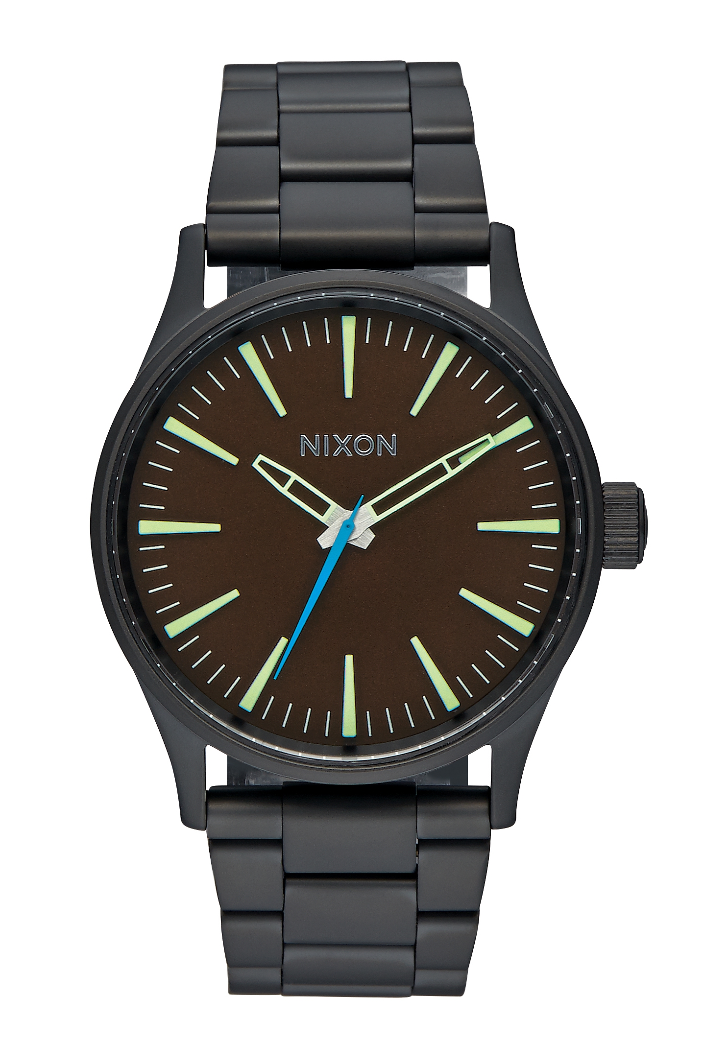 Nixon The Sentry 38 SS All Black Brown A450712