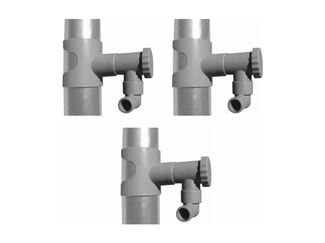 Récupérateur d'eau pour gouttière circulaire (Lot de 3)