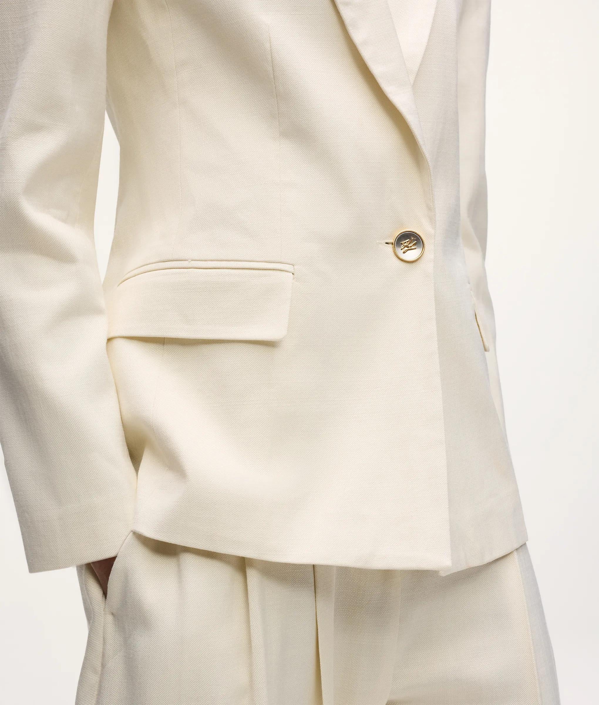 KL Studio gestructureerde blazer