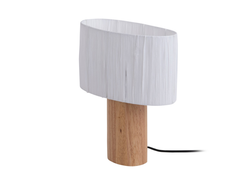 Table Lamp Sheer Oval LM2149WH Ivory
