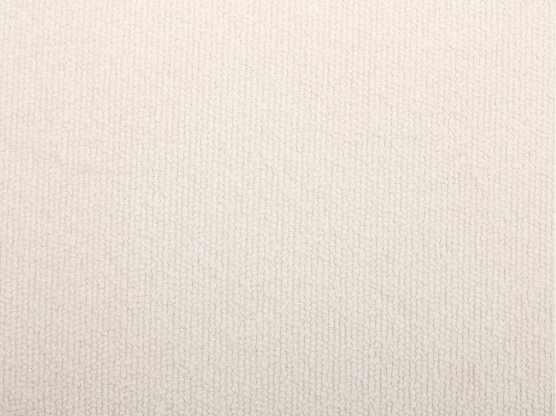 Fauteuil en tissu bouclette blanc COLEBRI