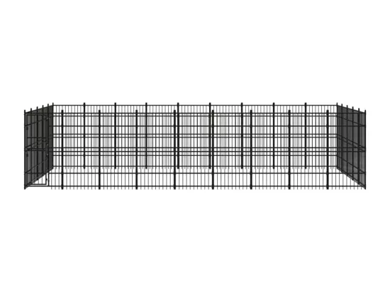 Chenil cage enclos pac noire 864 x 480 x 200 cm 02_0041847