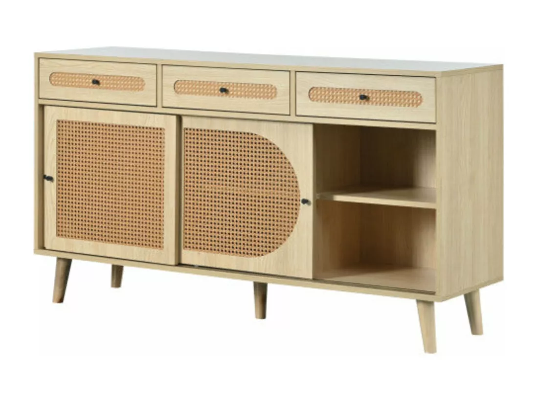 Buffet en bois, d140 cm x h78 cm, chêne