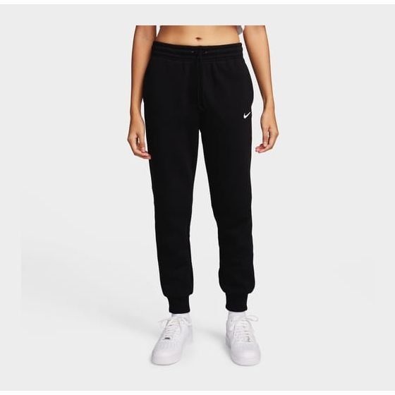 Nike Bas de Survêtement NSW Phoenix Fleece - Noir/Blanc Cassé Femme