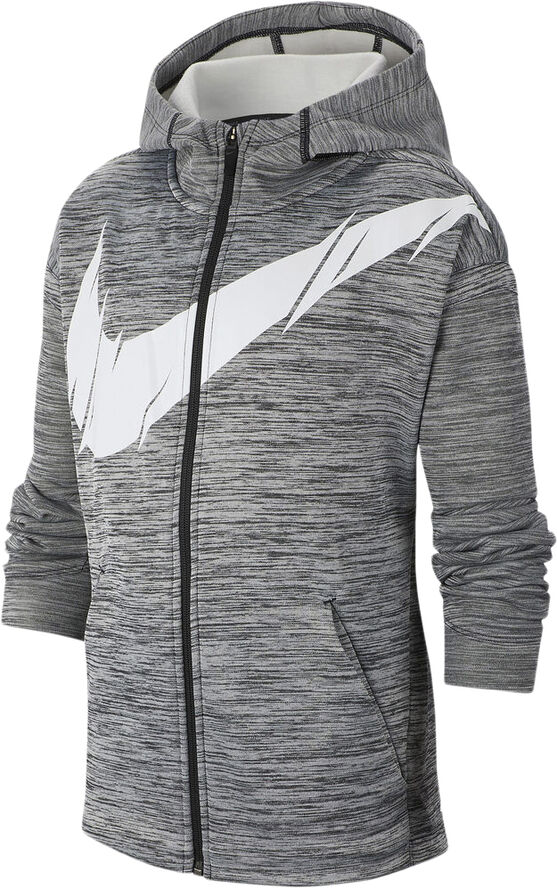 Nike Therma Full Zip Haettetroje Sort