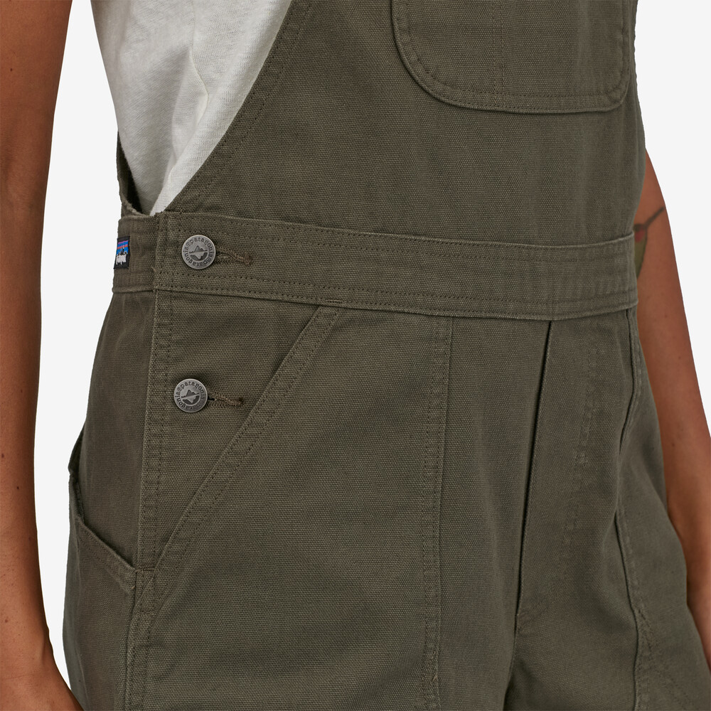 Damen-Latzhose mit Stehfunktion - 5 Zoll