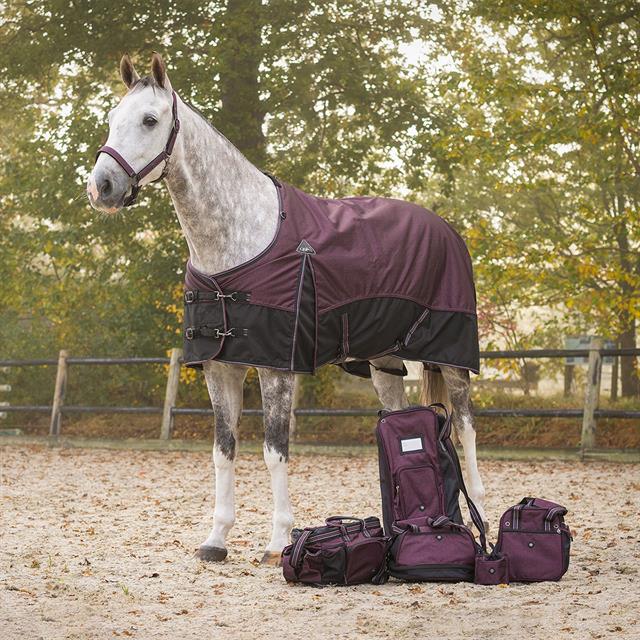 Deken QHP Turnout Collection 150gr Donkerrood