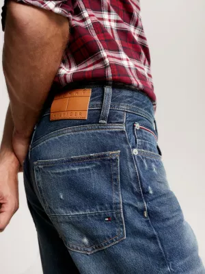 Calça jeans Mercer Regular com efeito desgastado