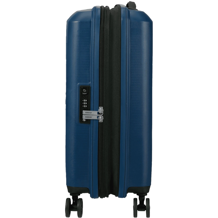 American Tourister Aerostep - 4-Rollen-Kabinentrolley 55 cm erw. navy blue