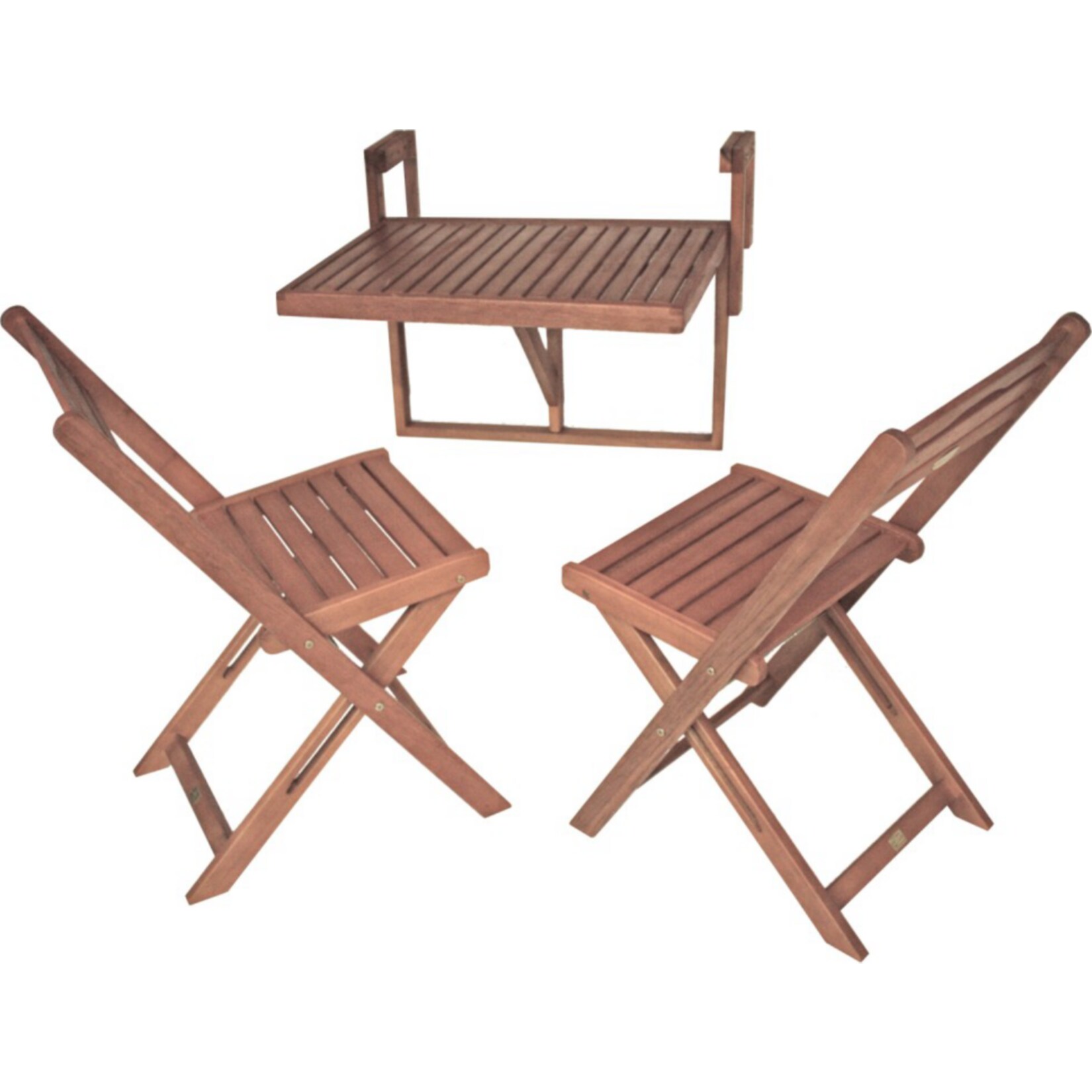 Garden Pleasure Holz Balkon Hängetisch Garten Tisch Esstisch Stuhl Klappstuhl