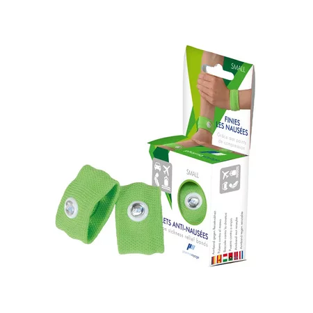 Bracelets Anti-Nausées Small Vert - Pharmavoyage - 2 Unités