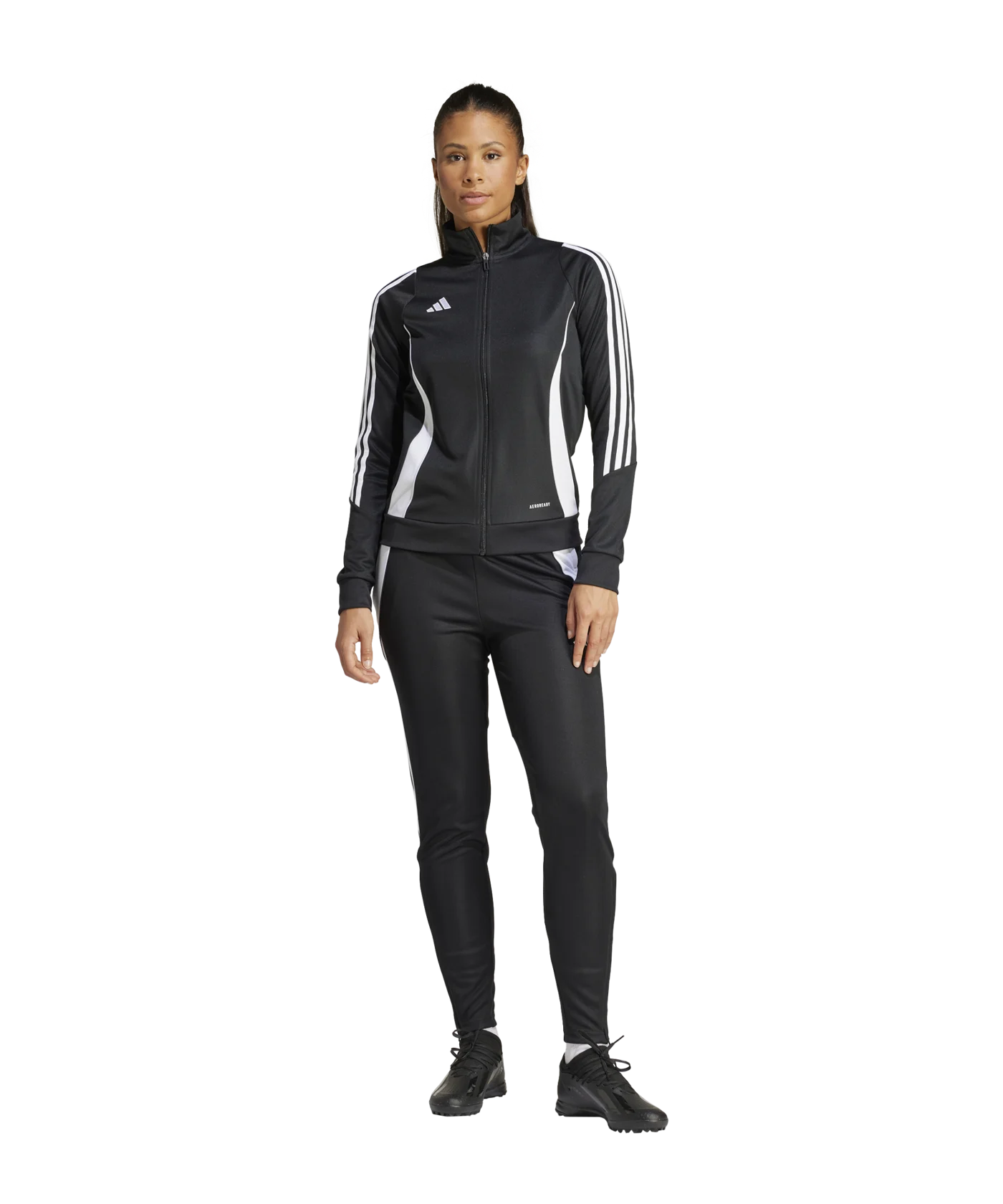 adidas Tiro 24 Trainingsjacke Damen Schwarz