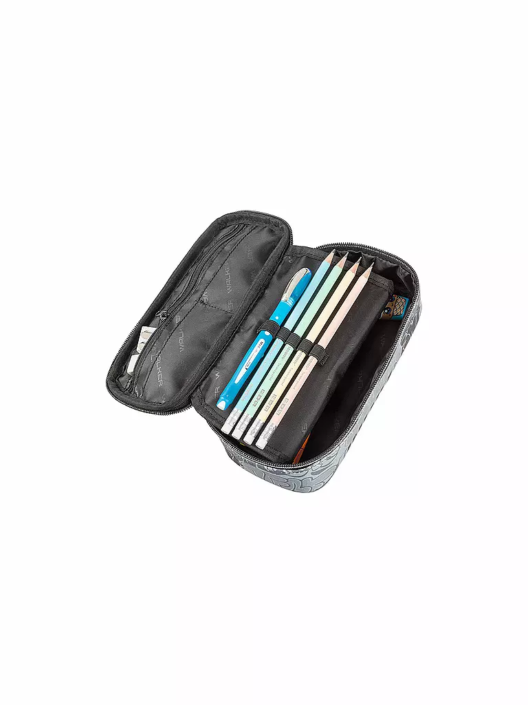 WALKER Schlamperbox - Federpenal  grau